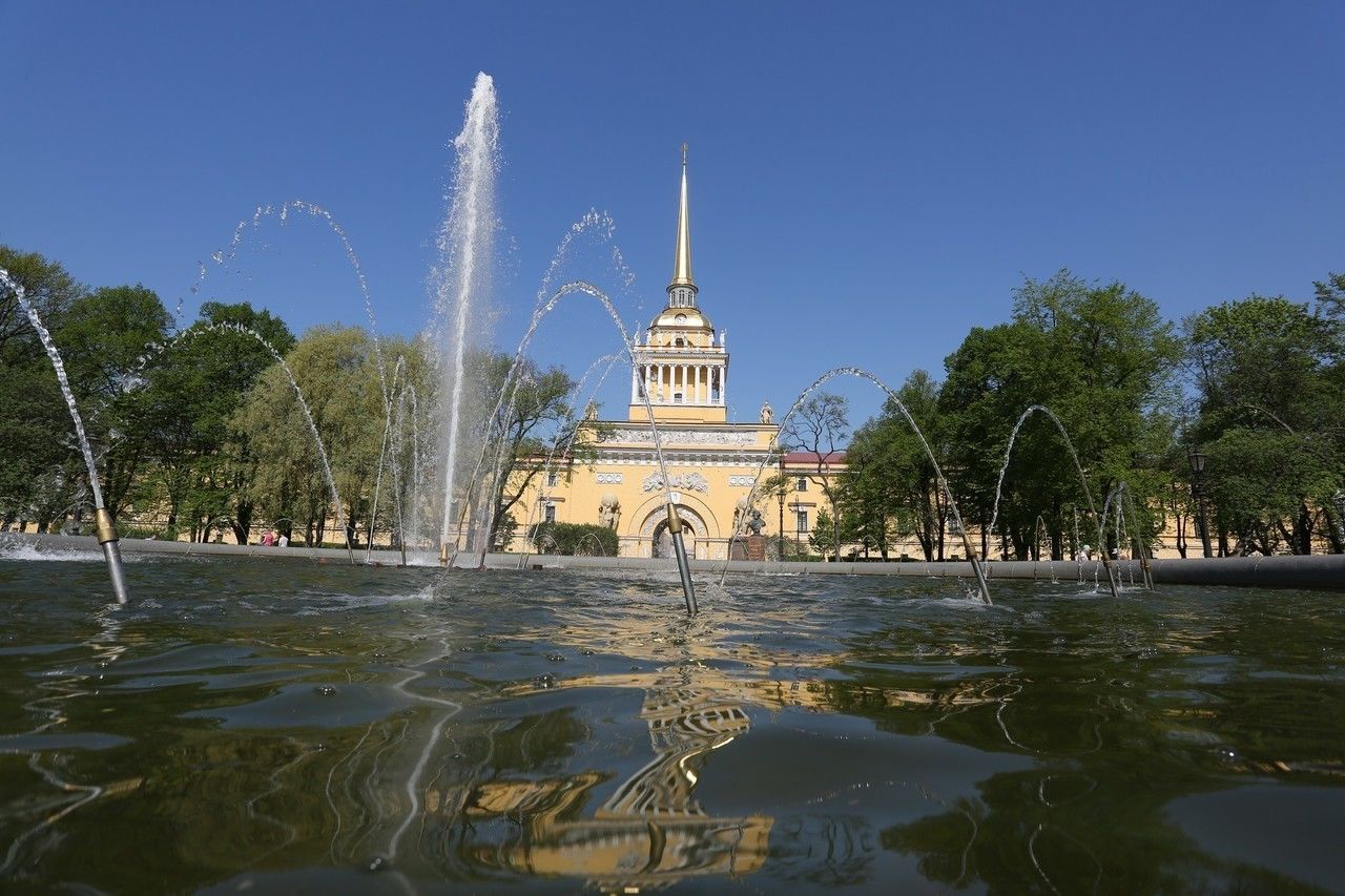 Эрмитаж фонтаны Санкт-Петербург