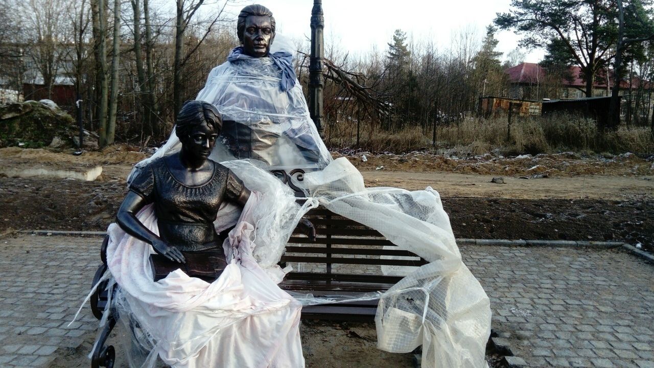Фигуру мальчика украли неизвестные