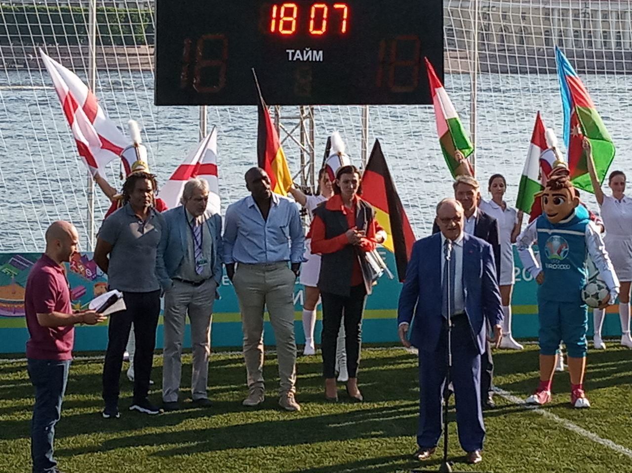 Парк футбола Евро-2020 открылся на Заячьем острове