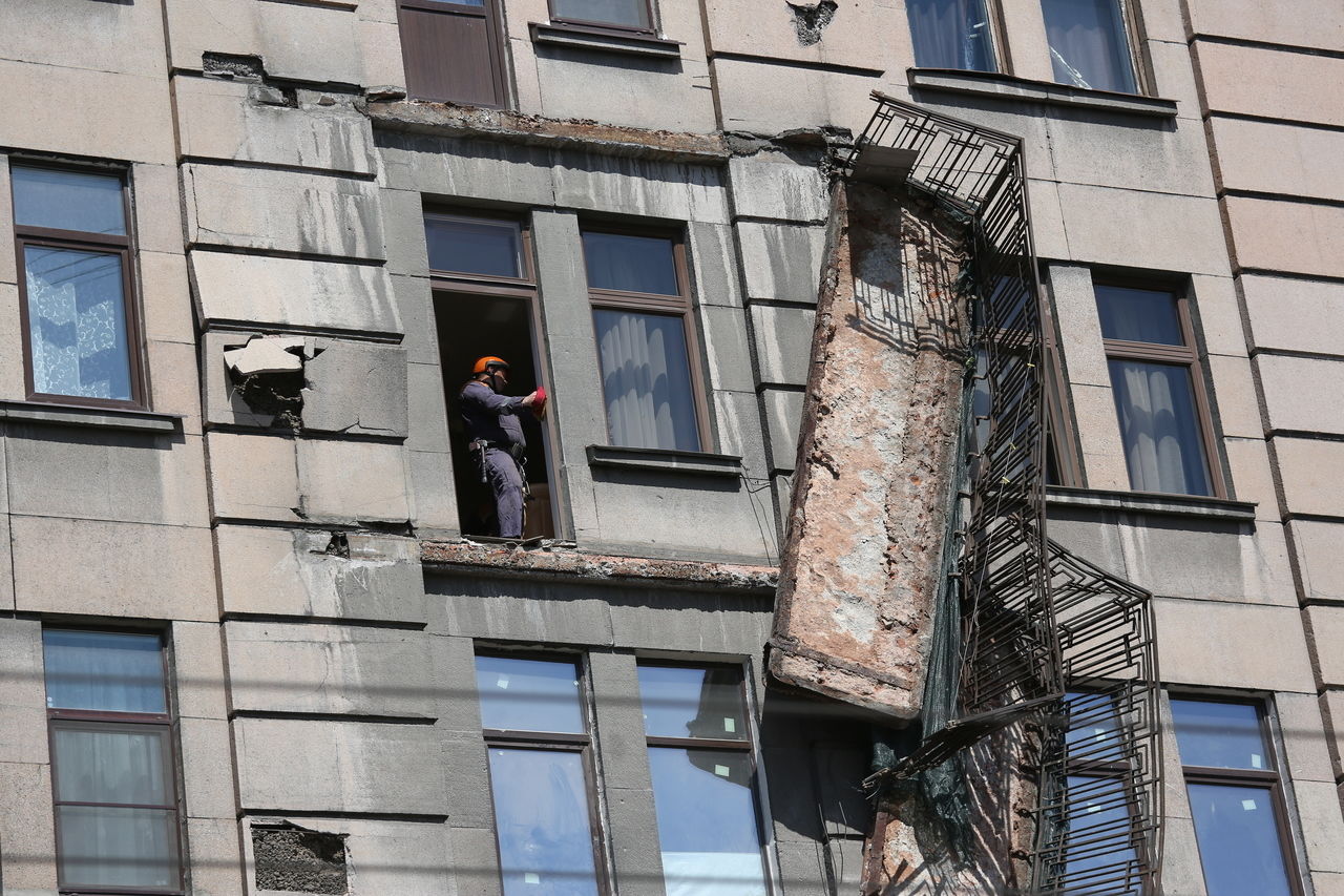 Обрушение балконов на Кирочной
