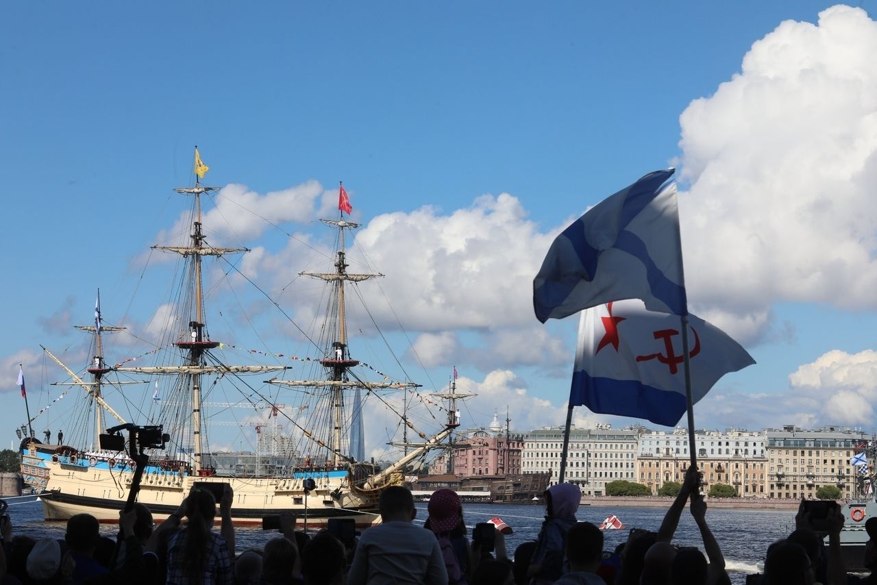 Парад ВМФ В Санкт-Петербурге 2020