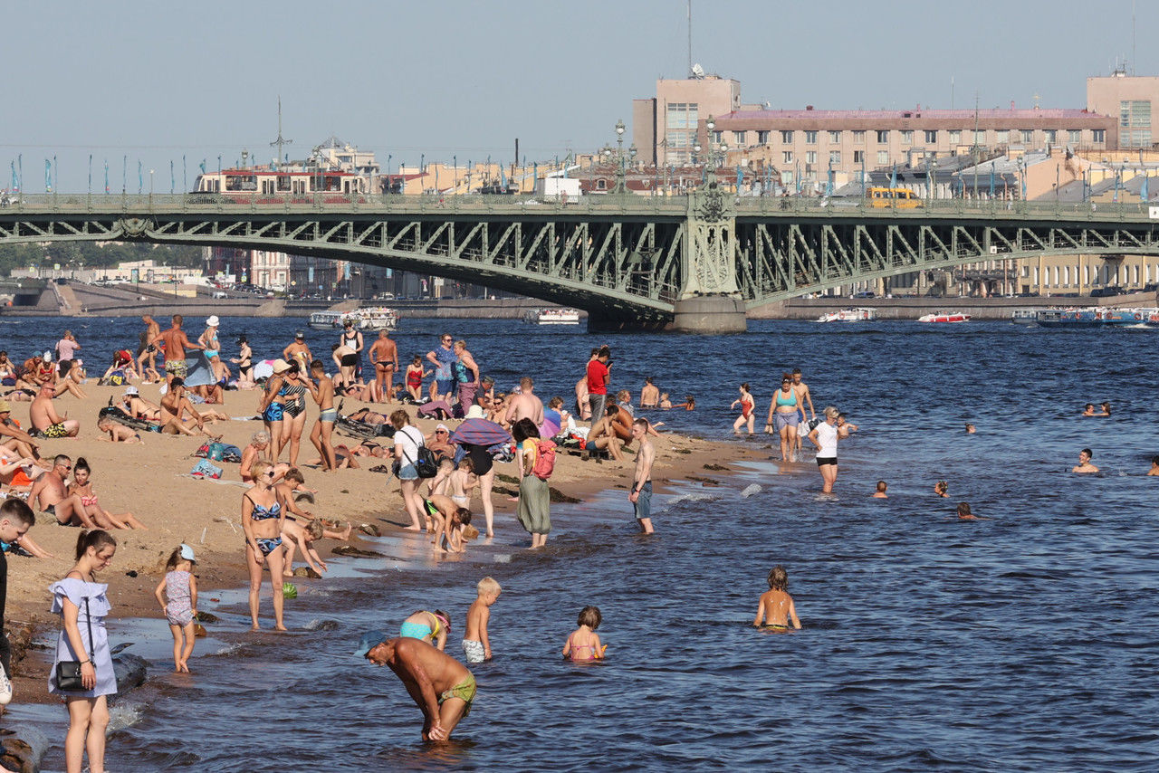 Петропавловская крепость пляж